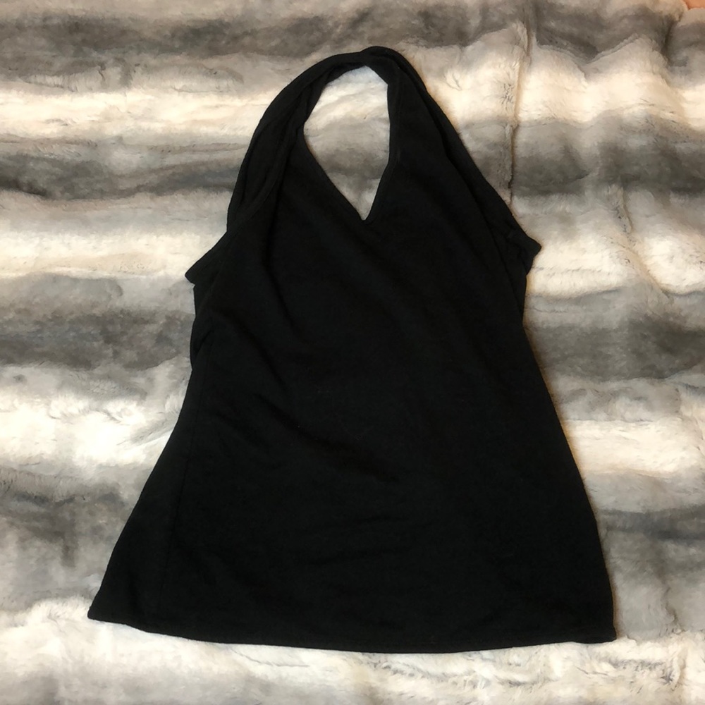 Black tank top